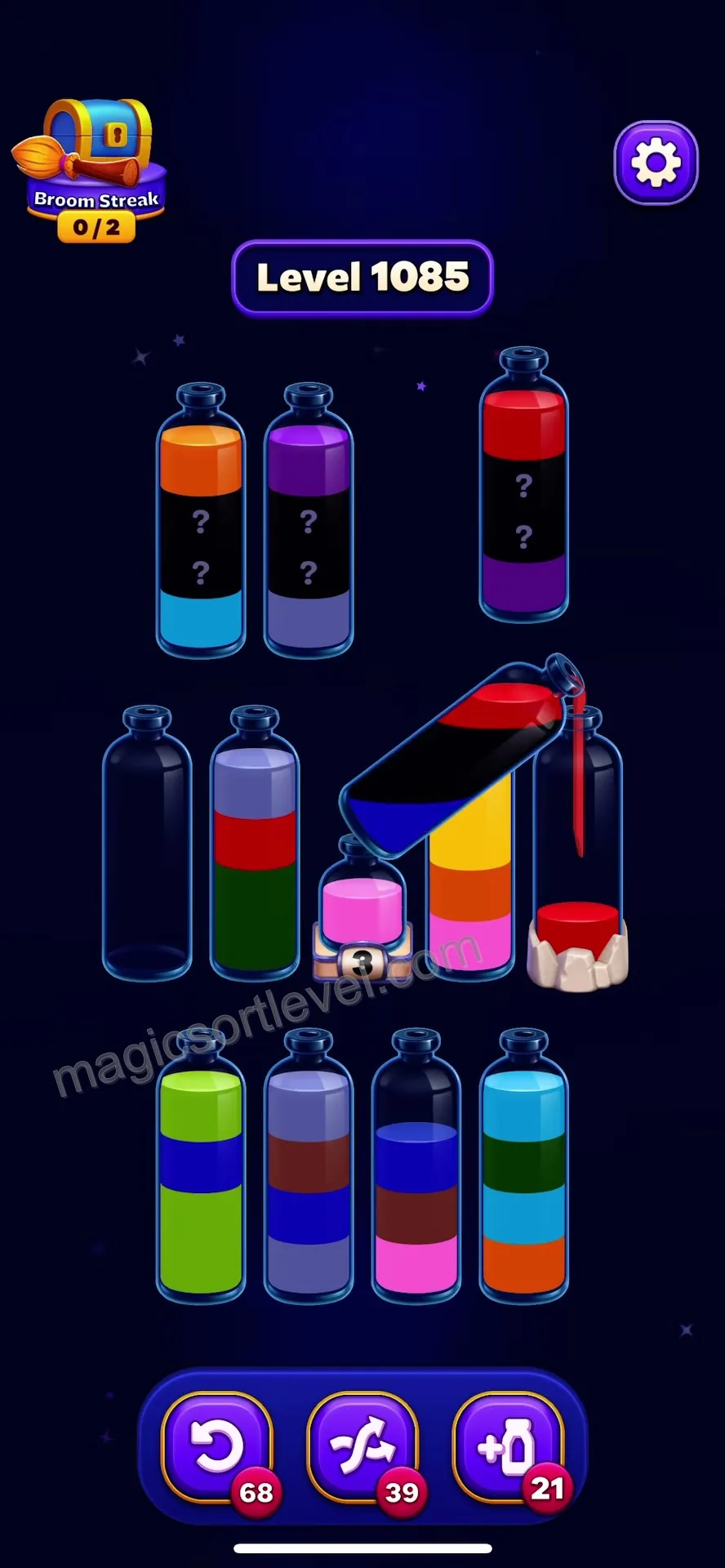 Clear the First Bottle