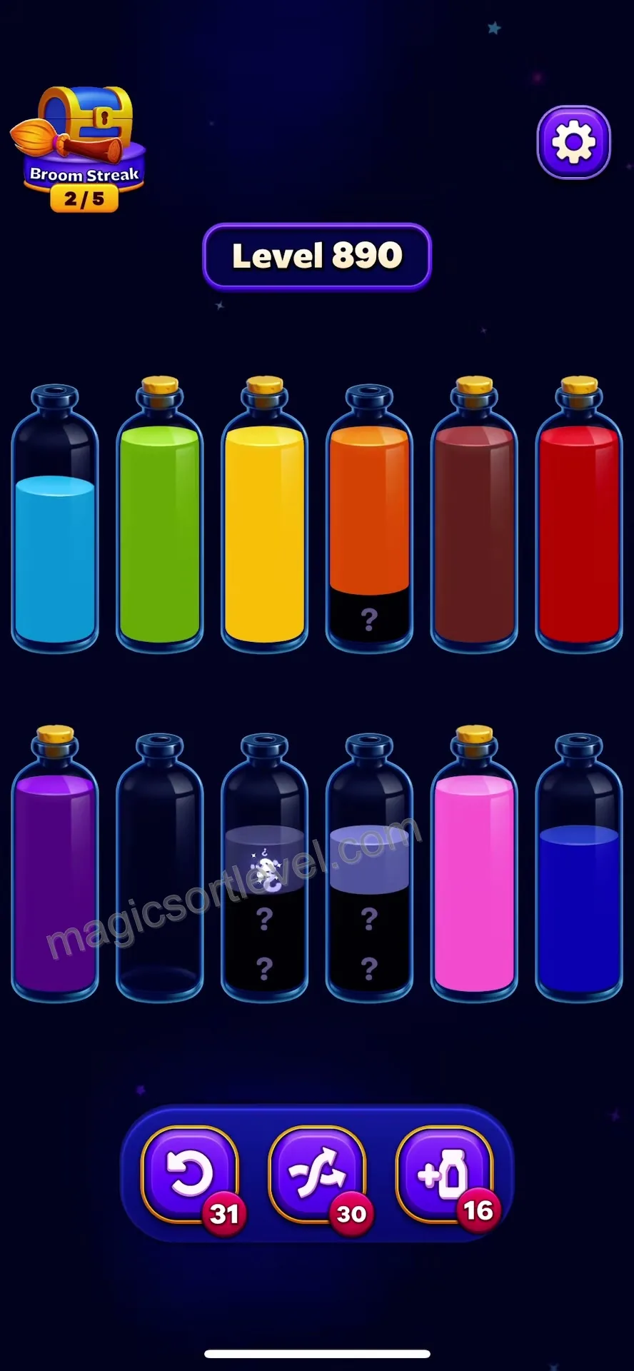 Manage Question-Mark and Trapped Colors