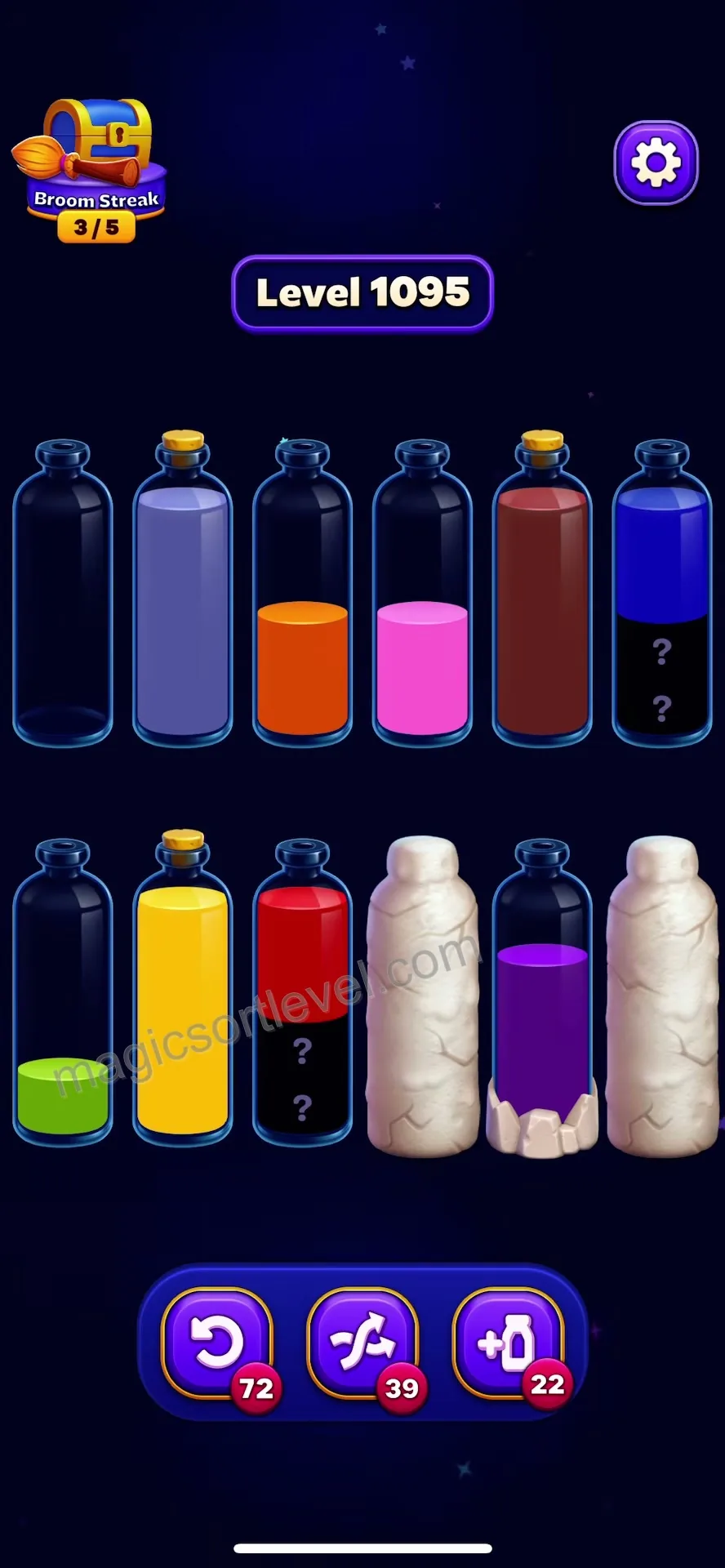Manage Mystery Question Mark Tubes