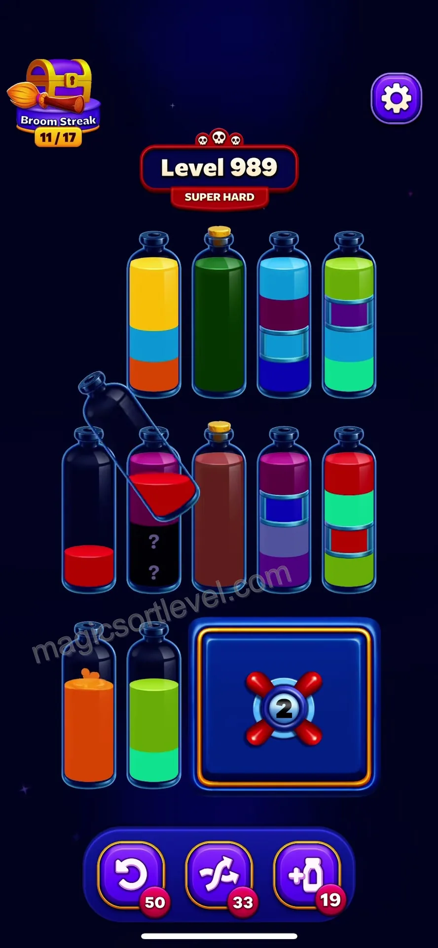Uncover mystery question mark tubes