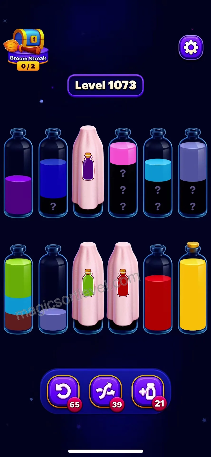 Manage Covered Mystery Tubes