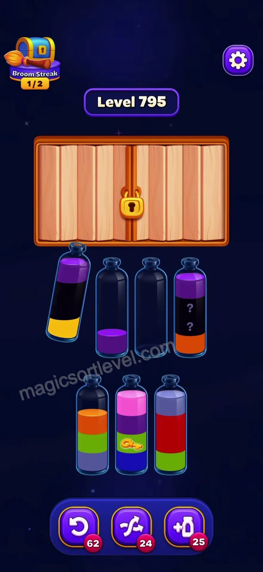 Clear Initial Tubes & Expose Question Marks