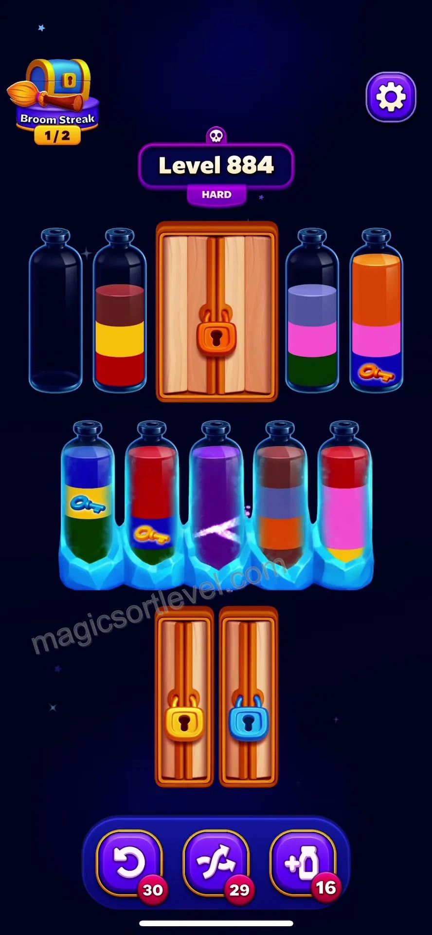 Clear Top-Row Obstacles