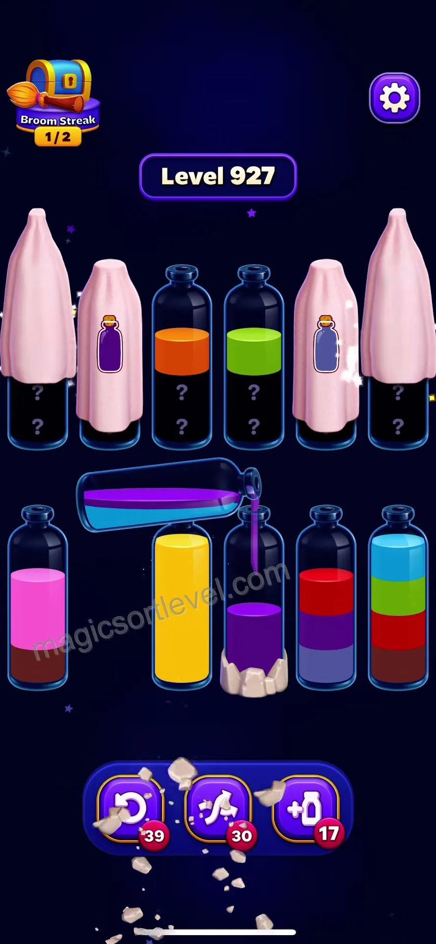 Use Initial Empty Tube for Yellow Sorting