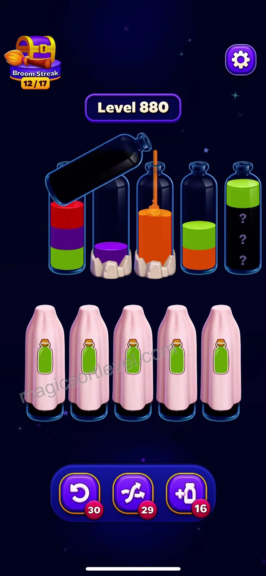 Clear Top Colors to Reveal Mysteries