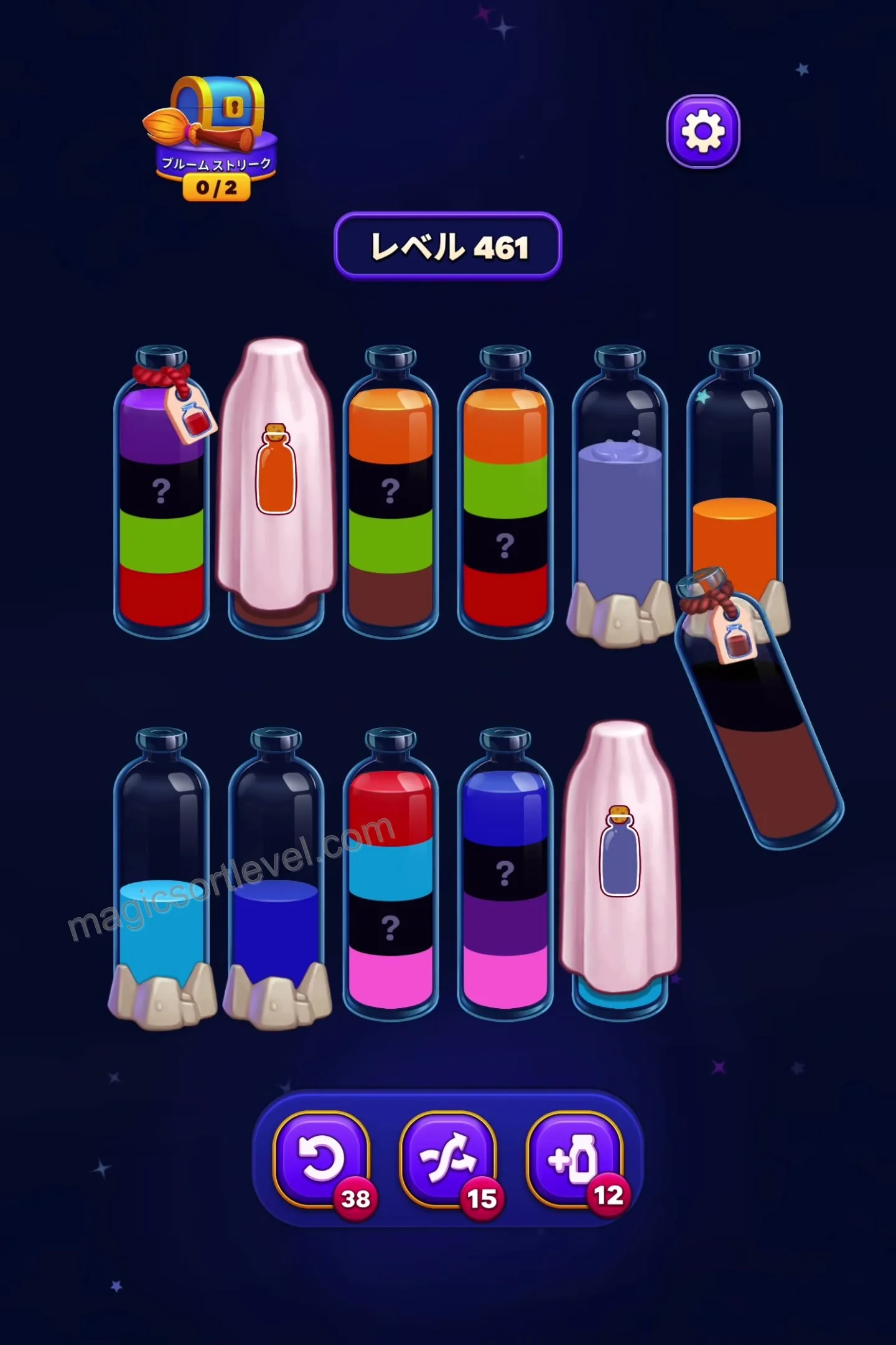 Use Initial Empty Flasks