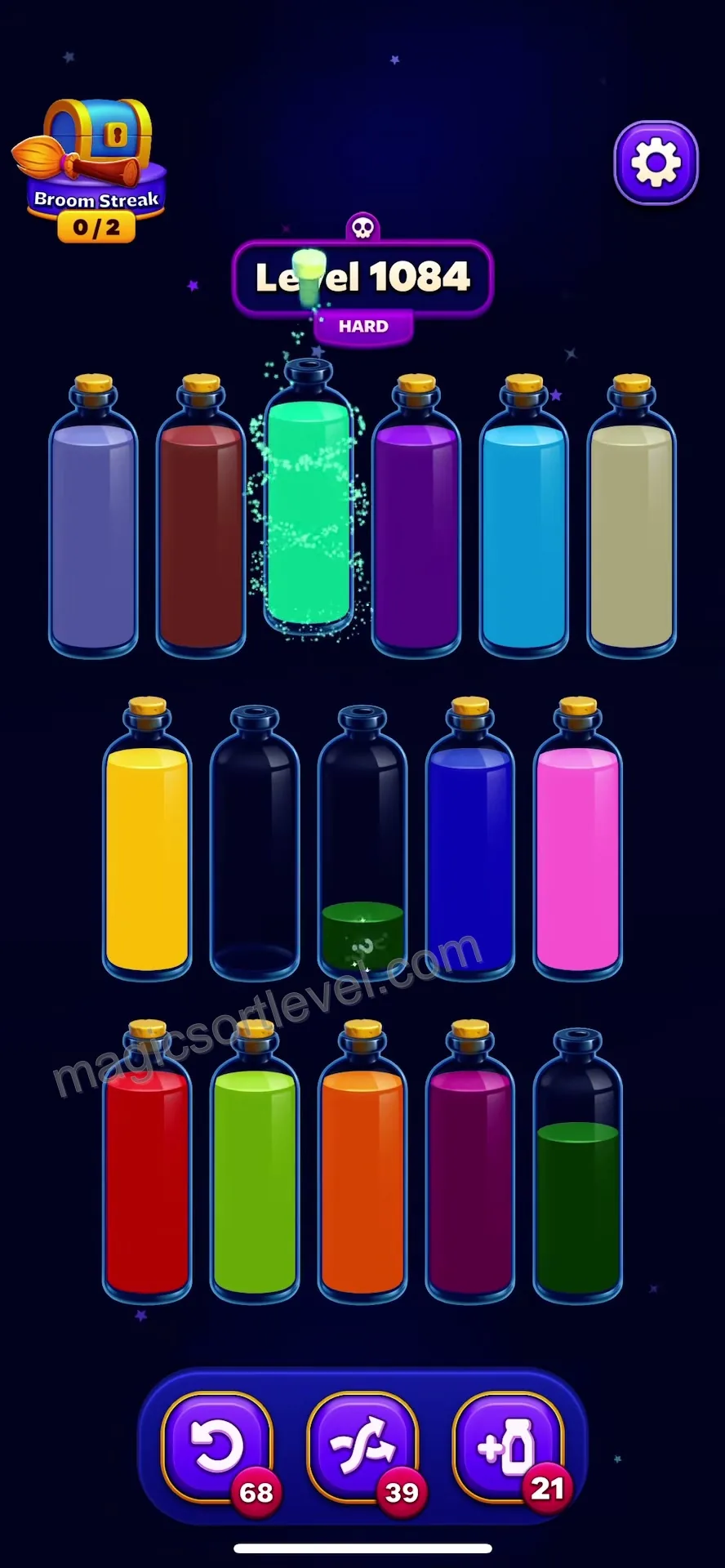 Clear Remaining Vials for Final Cleanup