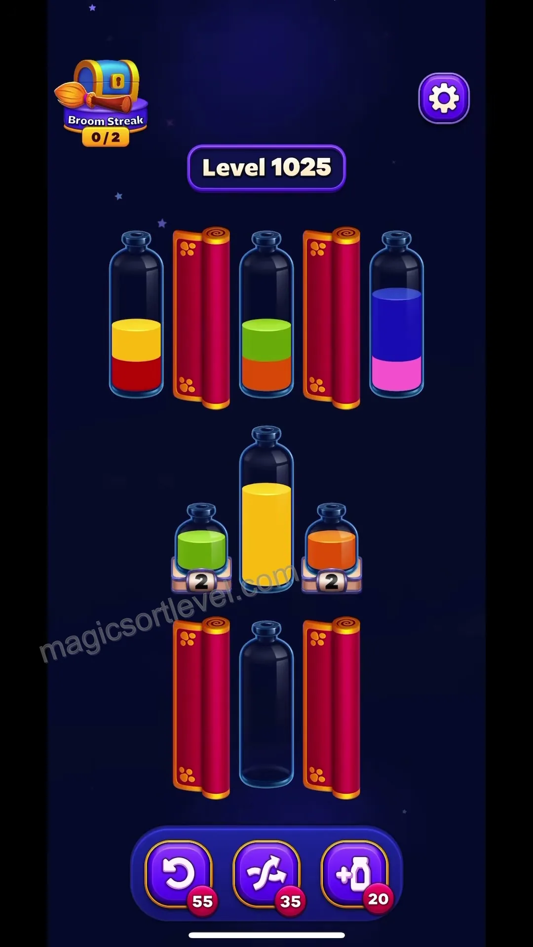 Clear Initial Tubes
