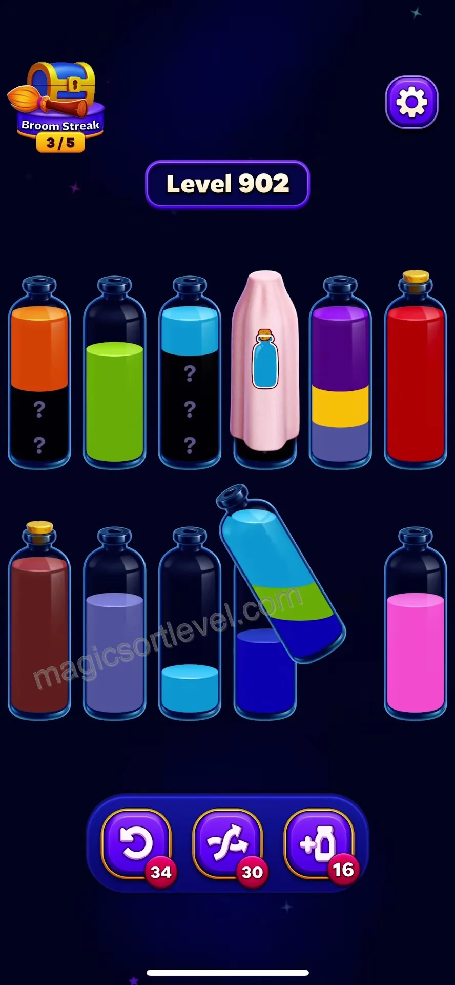 Manage Mystery Question Mark Tubes