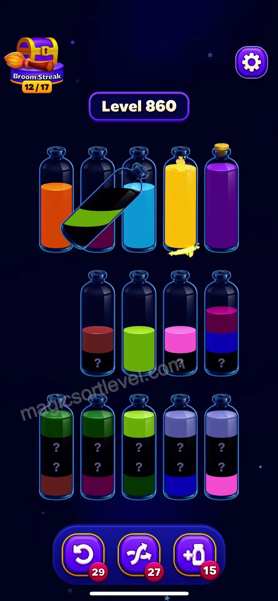 Unlocking Hidden Bottles