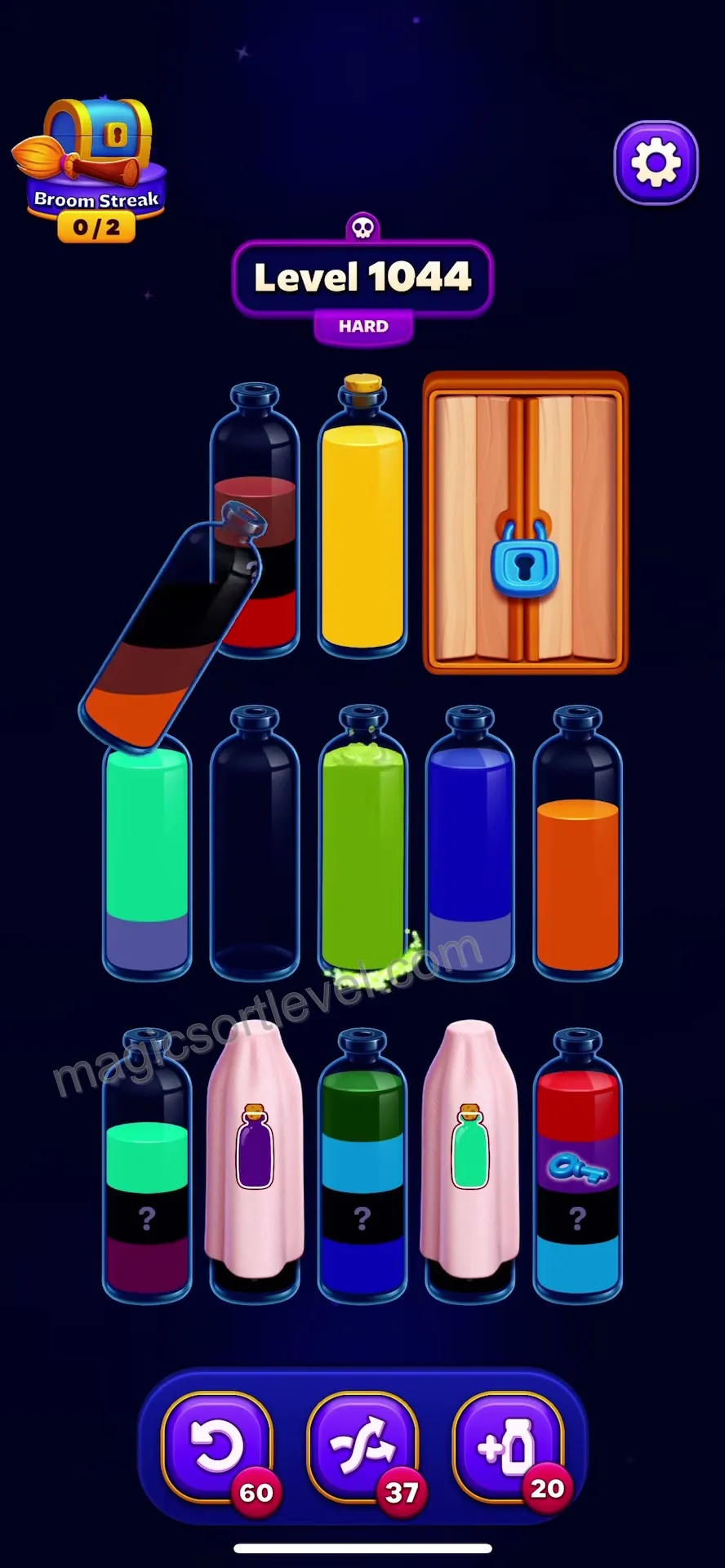 Manage Mystery Tubes and Mixed Liquids
