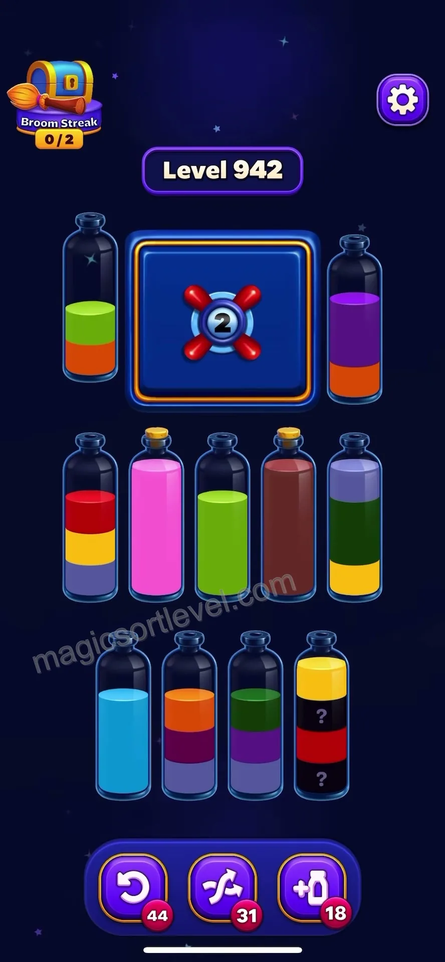 Navigate Mystery Vials and Choke Points