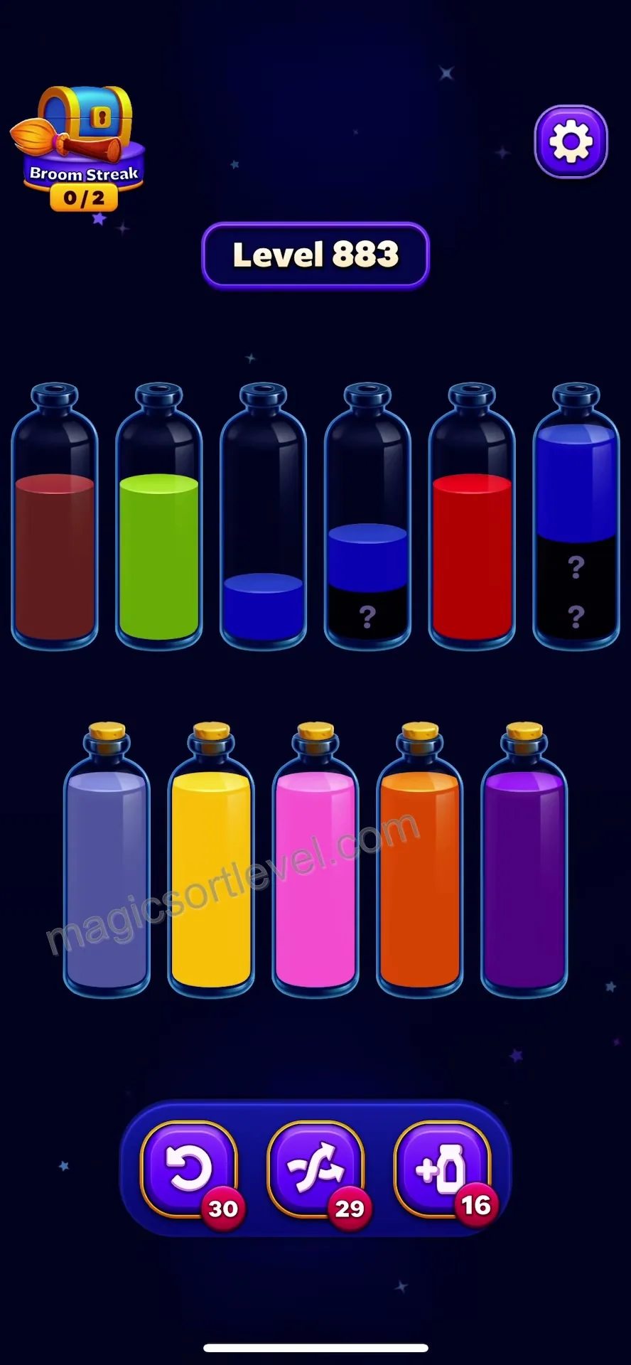 Final Color Sorting and Clearing