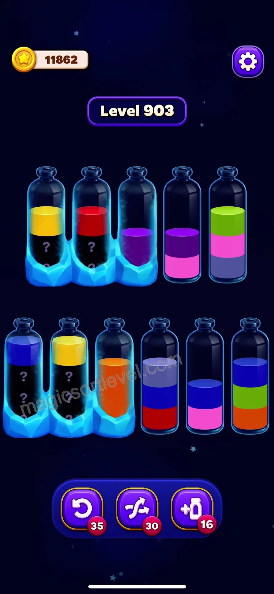 Clear Out Initial Mixed Tubes