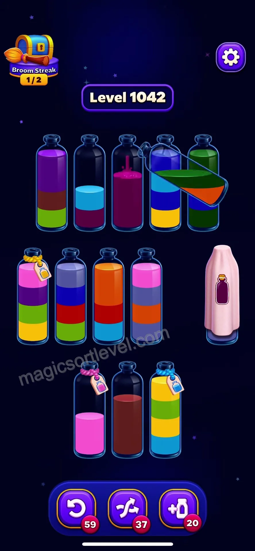 Avoid burying mixed-color segments