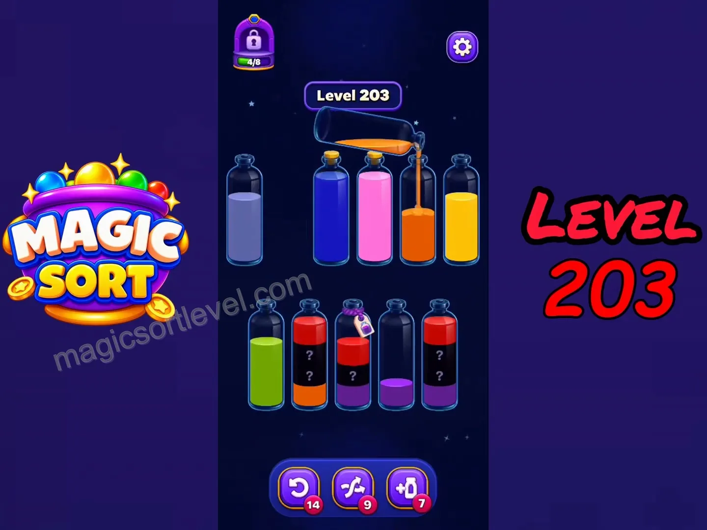 Manage Mystery Bottles and Choke Points
