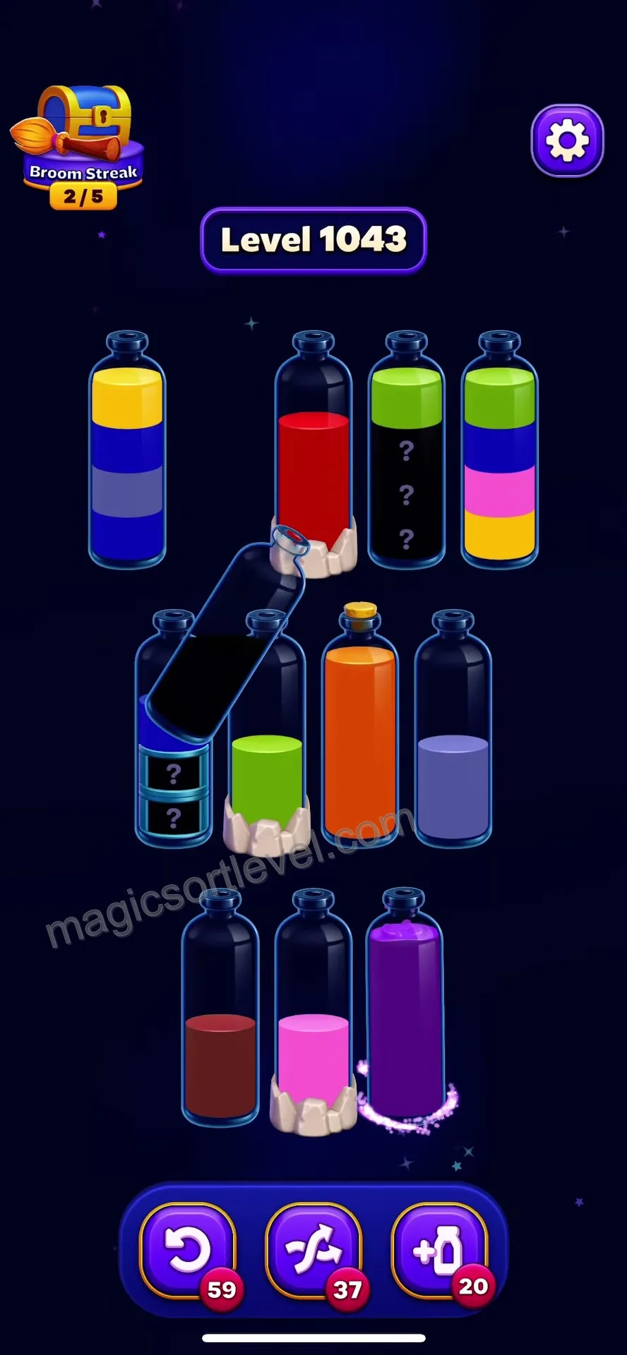 Clear initial blocked tubes