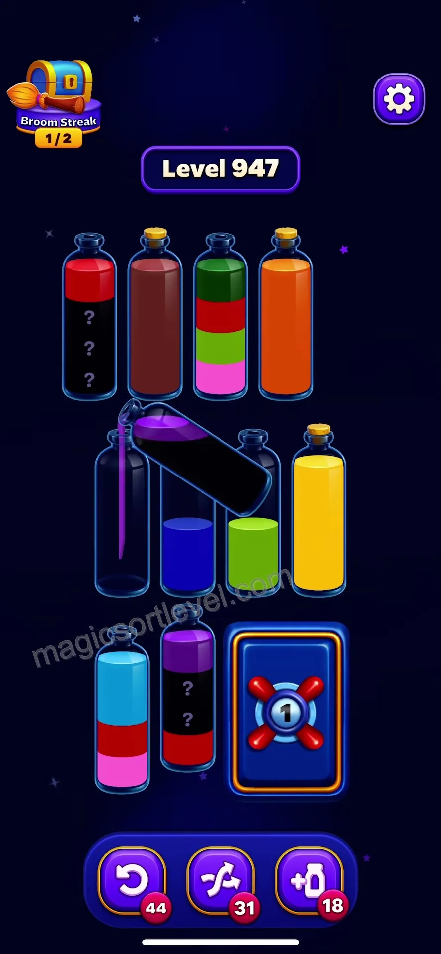 Manage Mystery and Locked Tubes