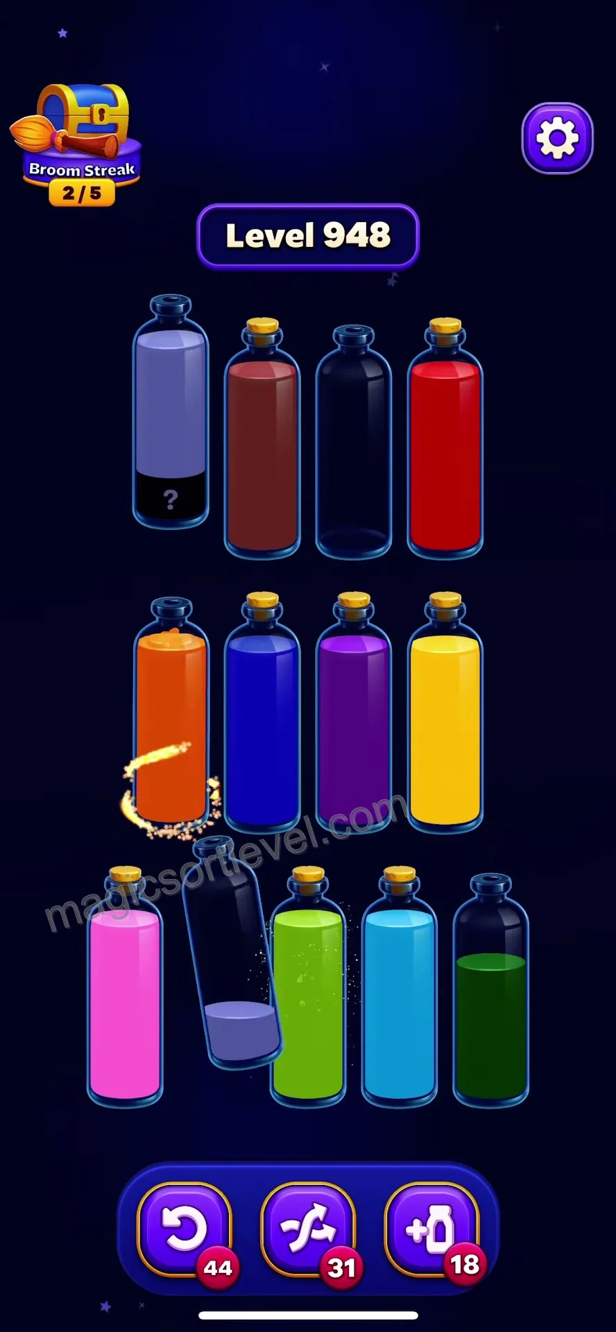 Clearing the Final Color Tubes