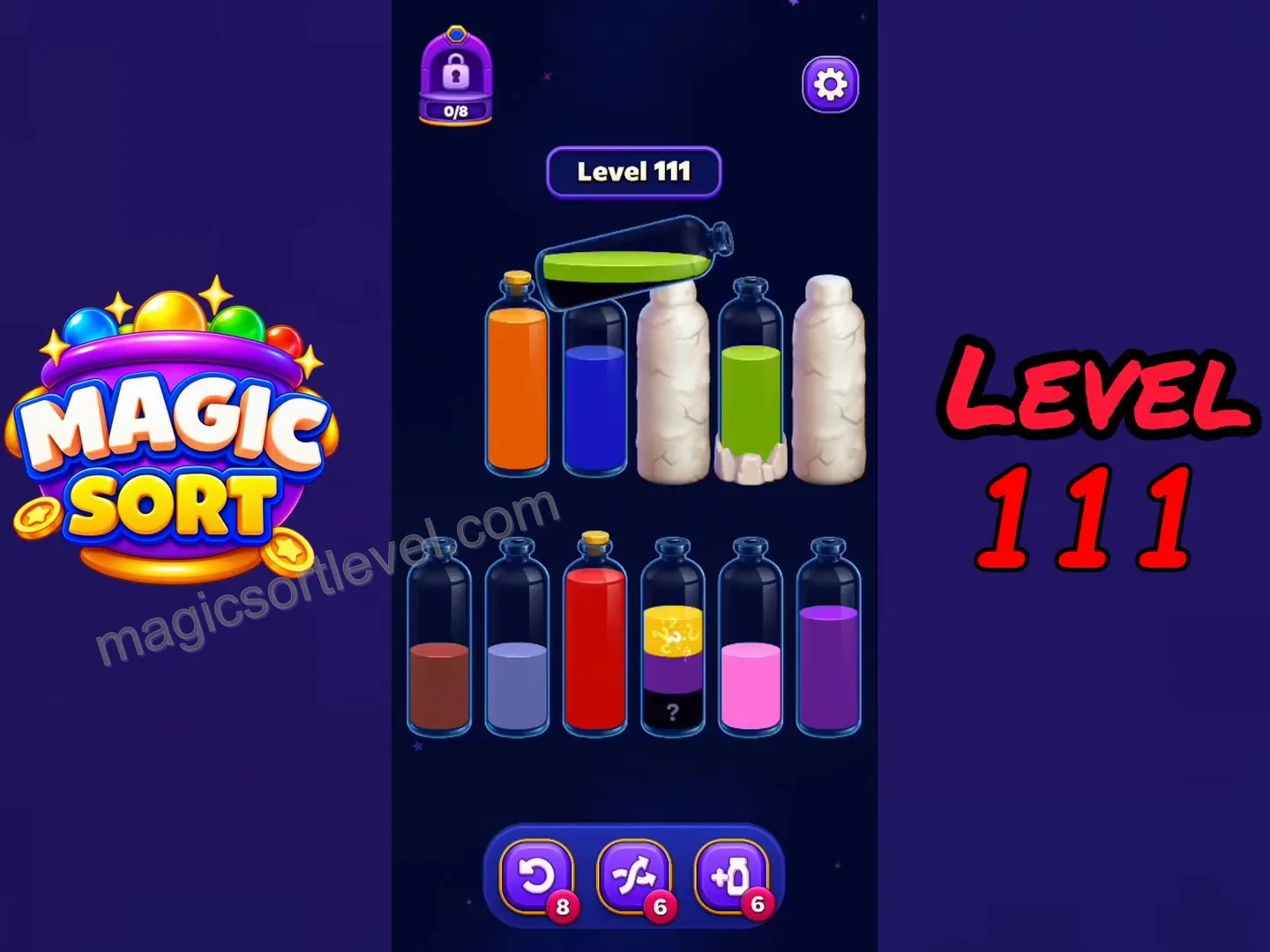 Manage Mixed Color Bottles