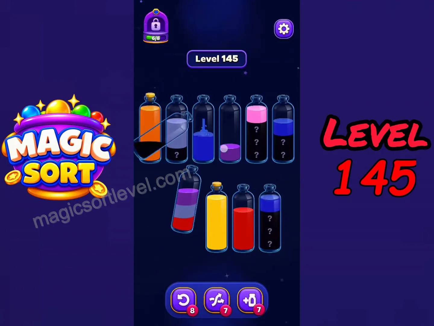 Manage Mixed Color Bottles