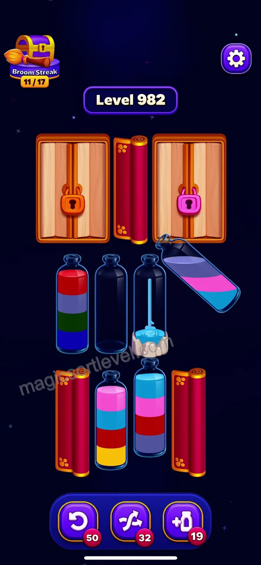 Clear Initial Tubes