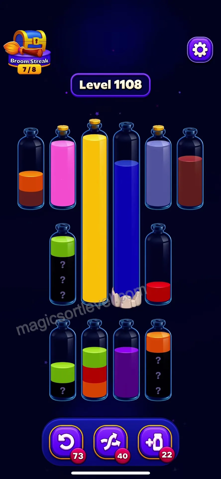 Manage Mixed Color Blocks and Limited Space