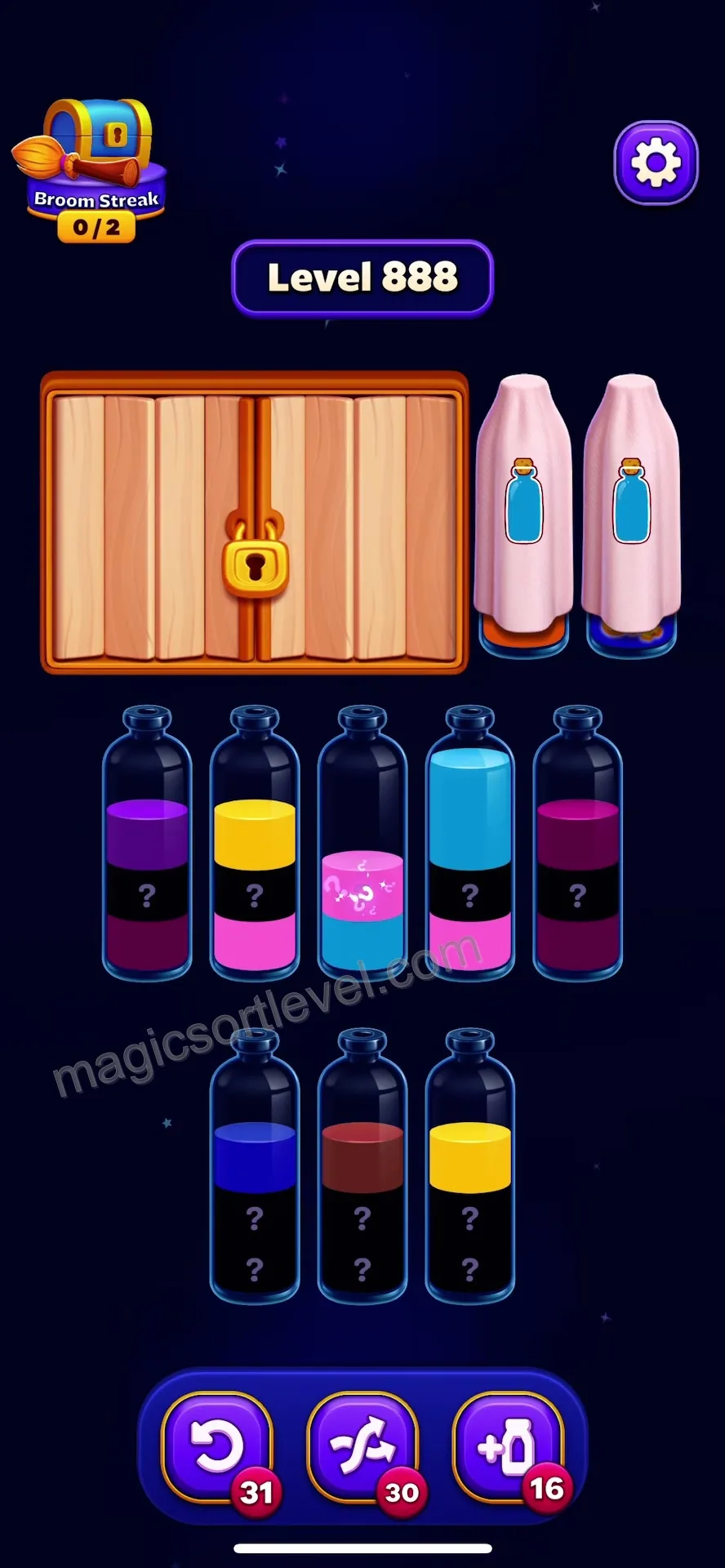 Clear Initial Surface Liquids