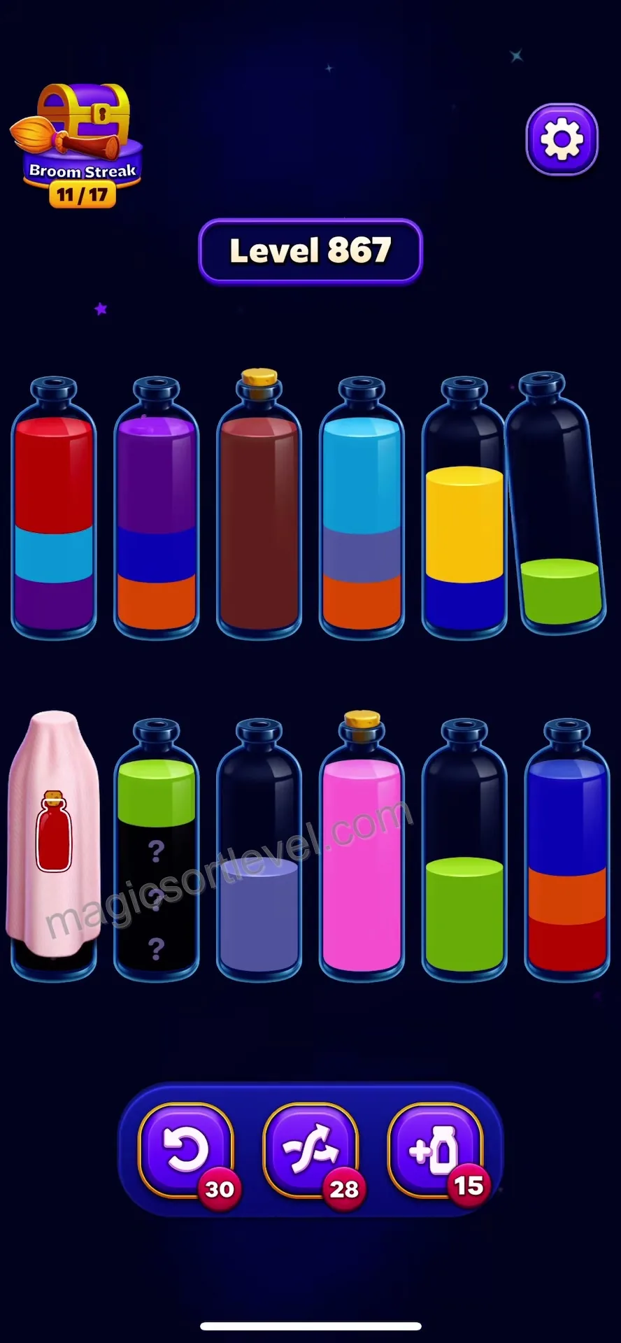 Manage Hidden Question Mark Tubes