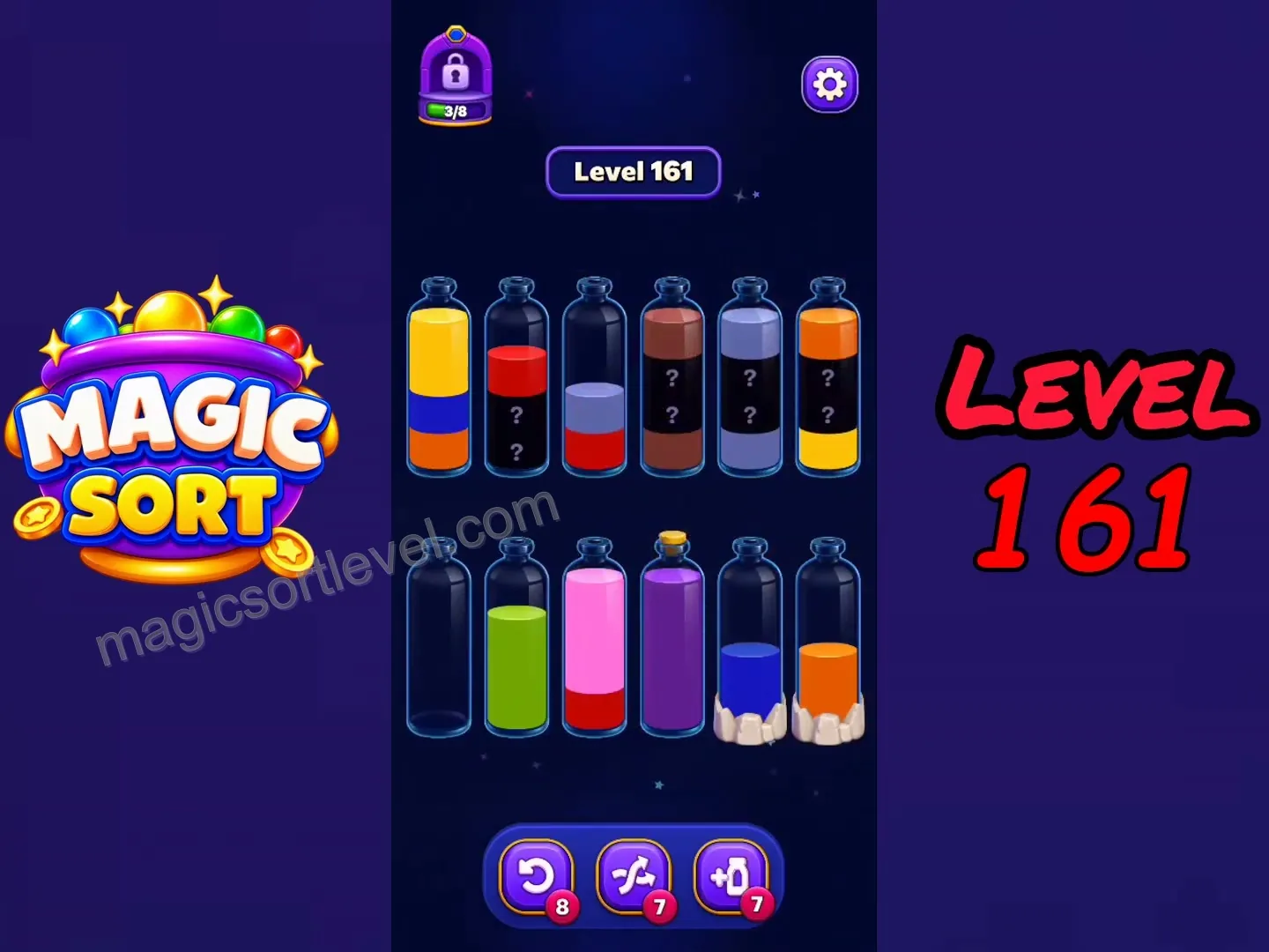 Manage Mystery Bottles & Locks