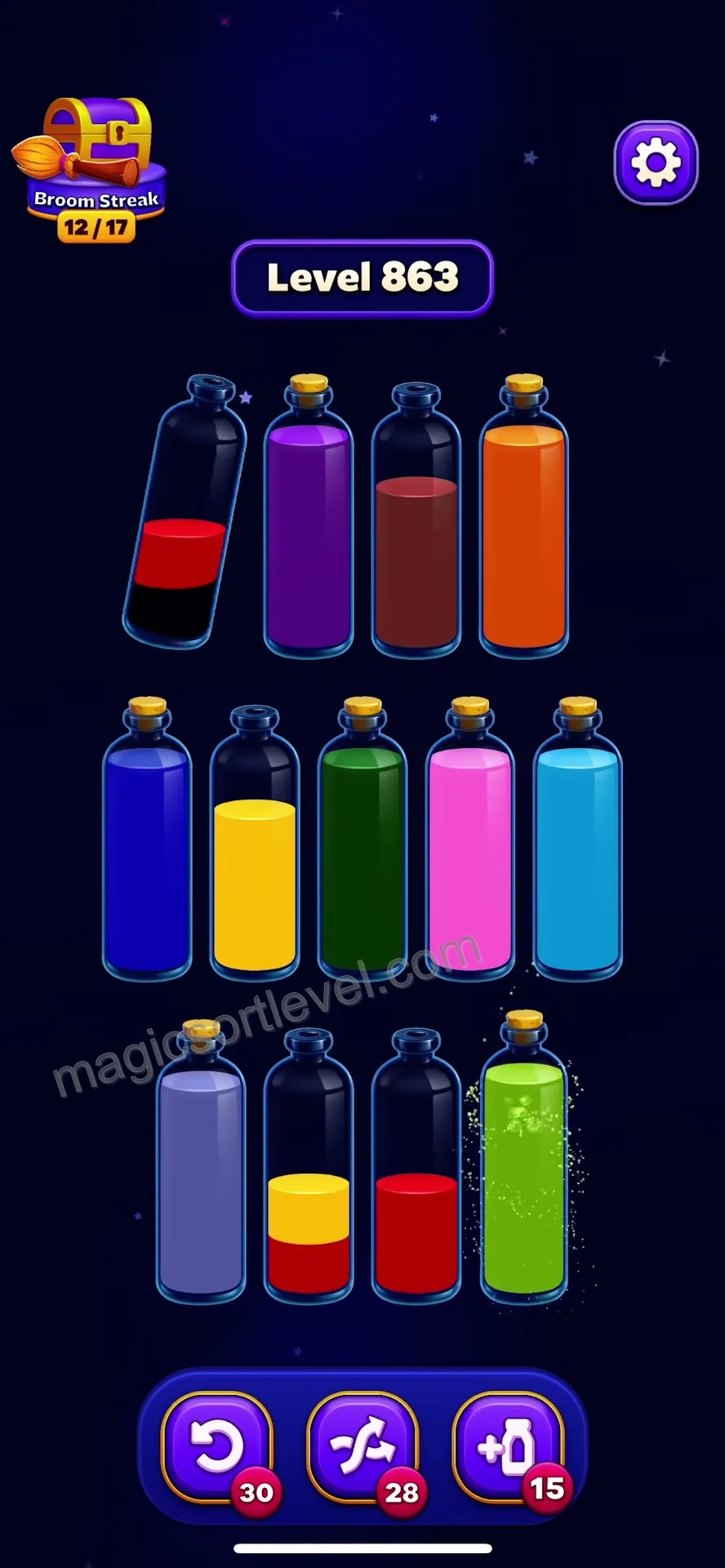 Final Color Sorting and Cleanup