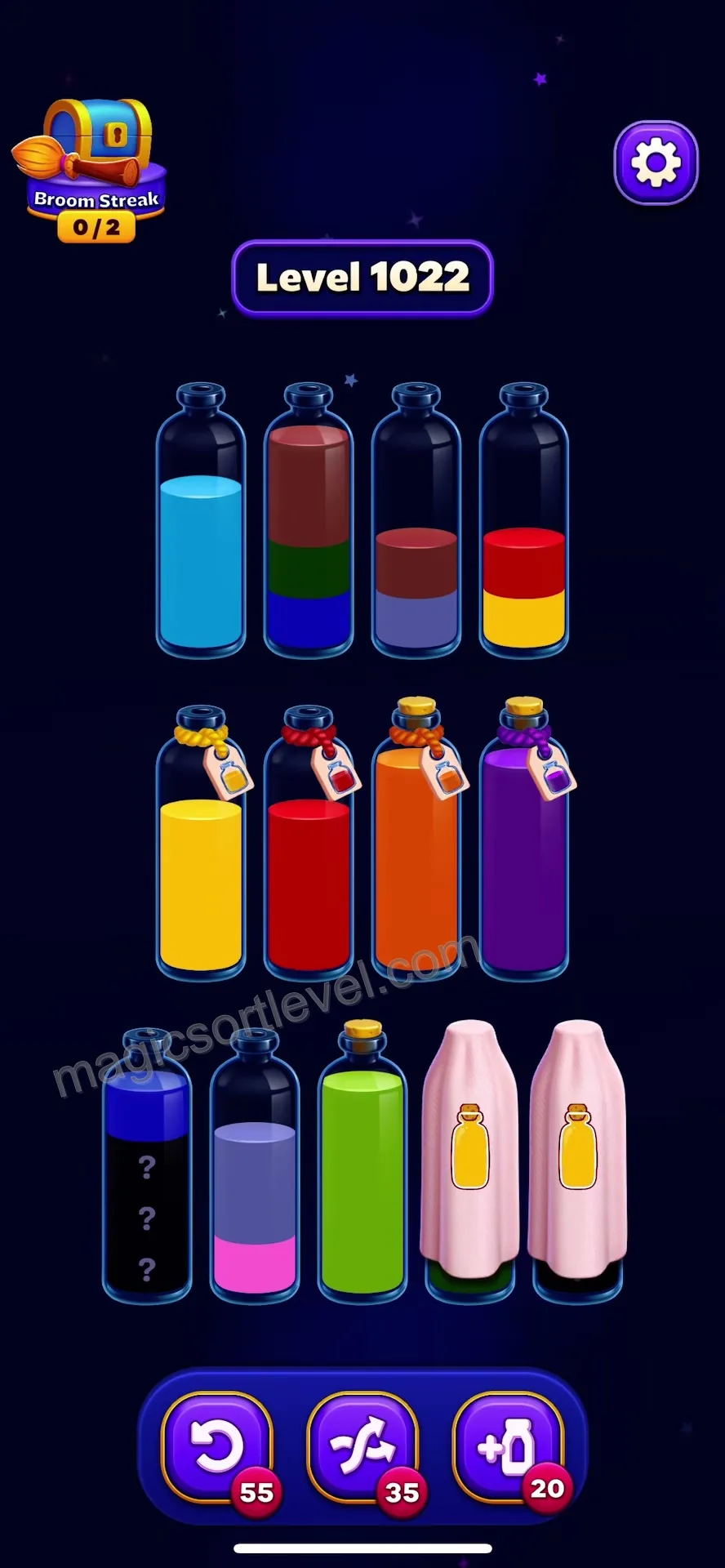 Manage mystery question-mark tubes