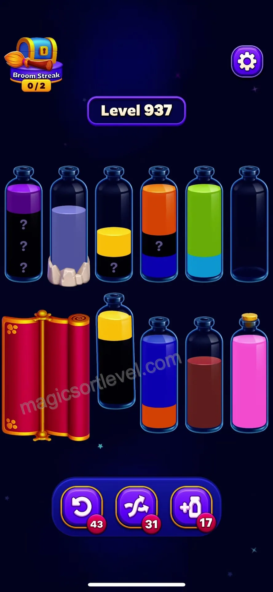 Manage mixed color stacks