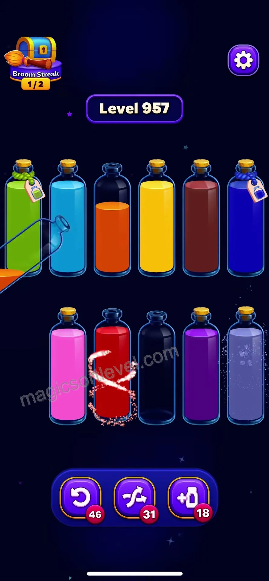 Unwrap and Clear Covered Bottles