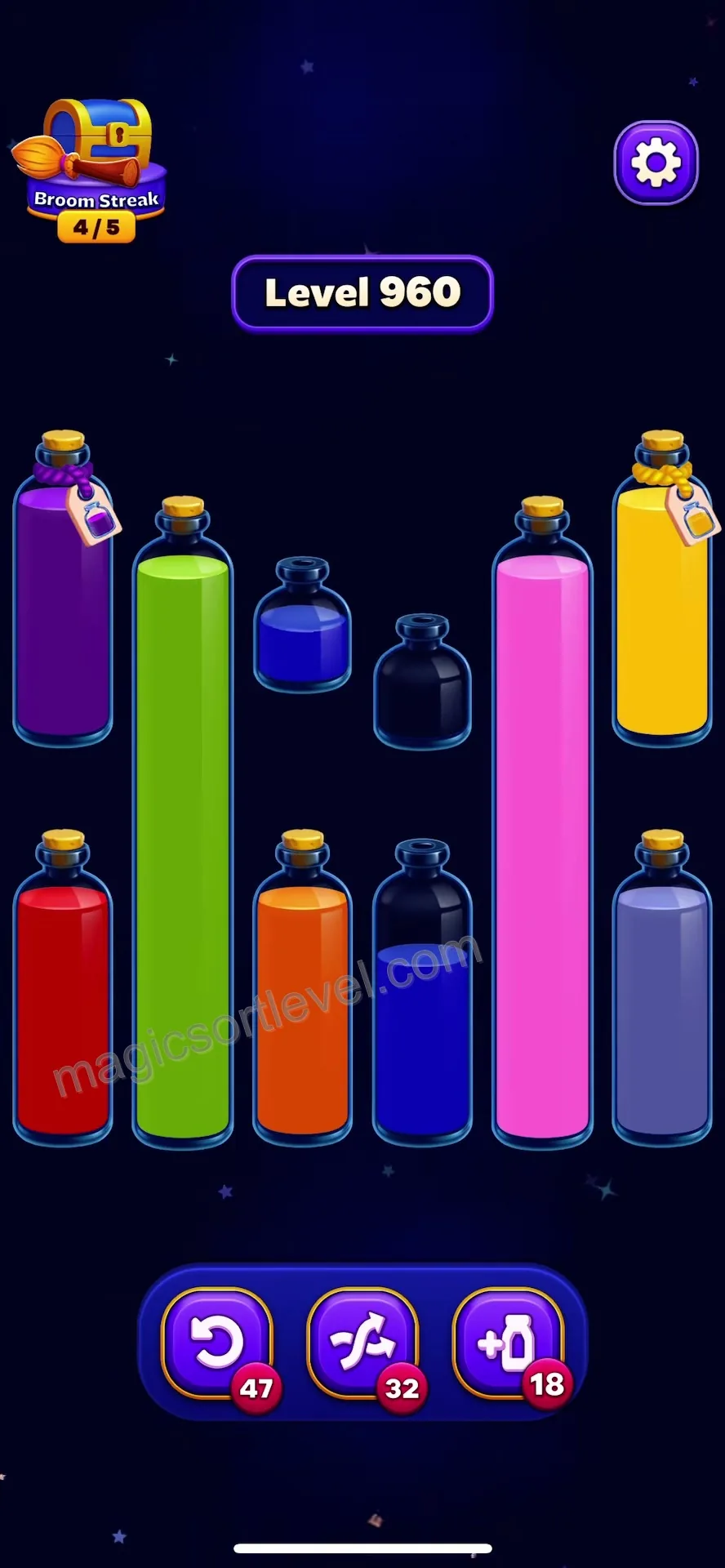 Unlock Final Central Bottle