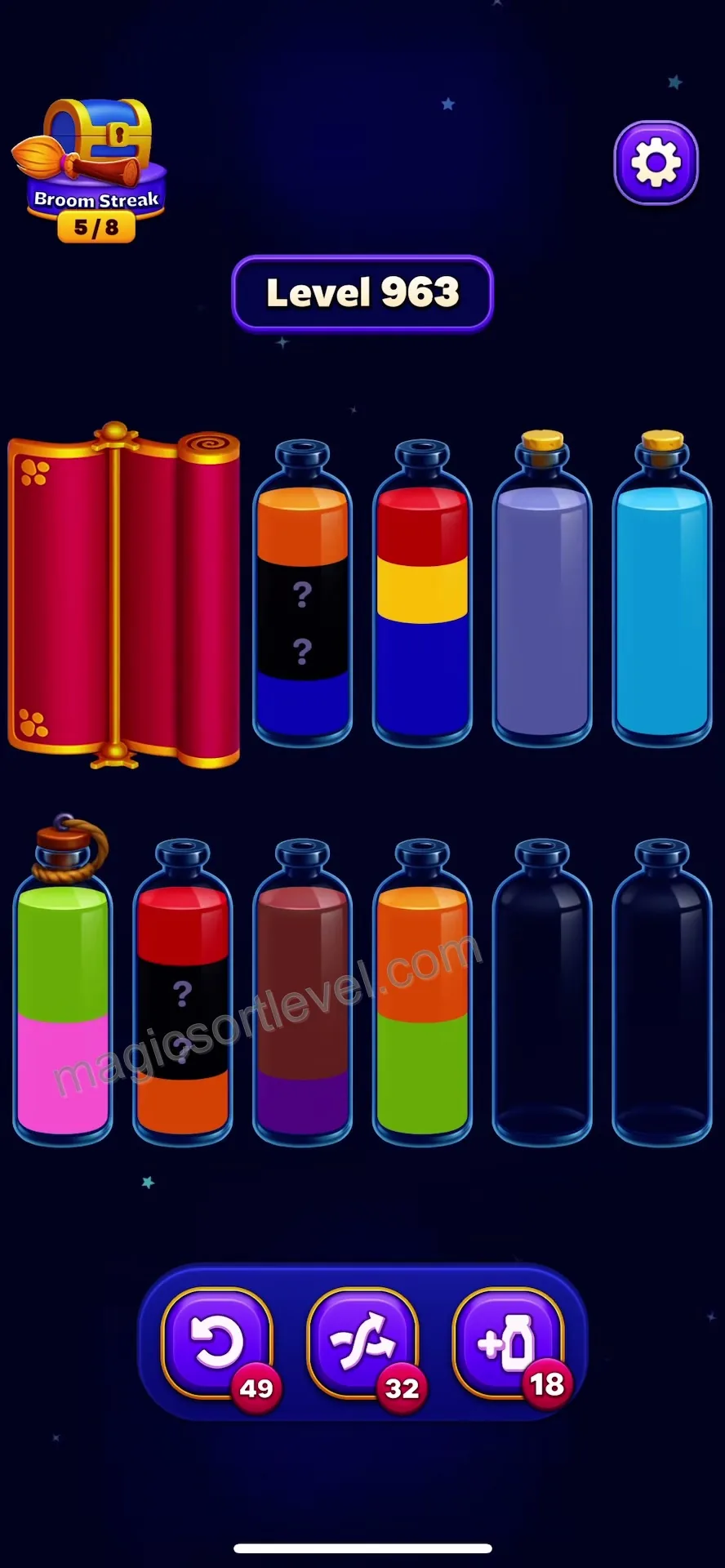 Unwrap and Sort Initial Vials