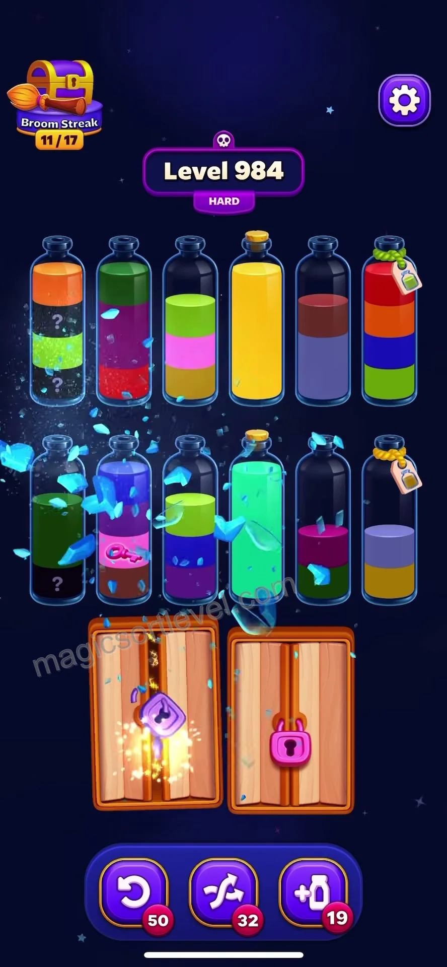 Clear Top Layers to Unlock Storage