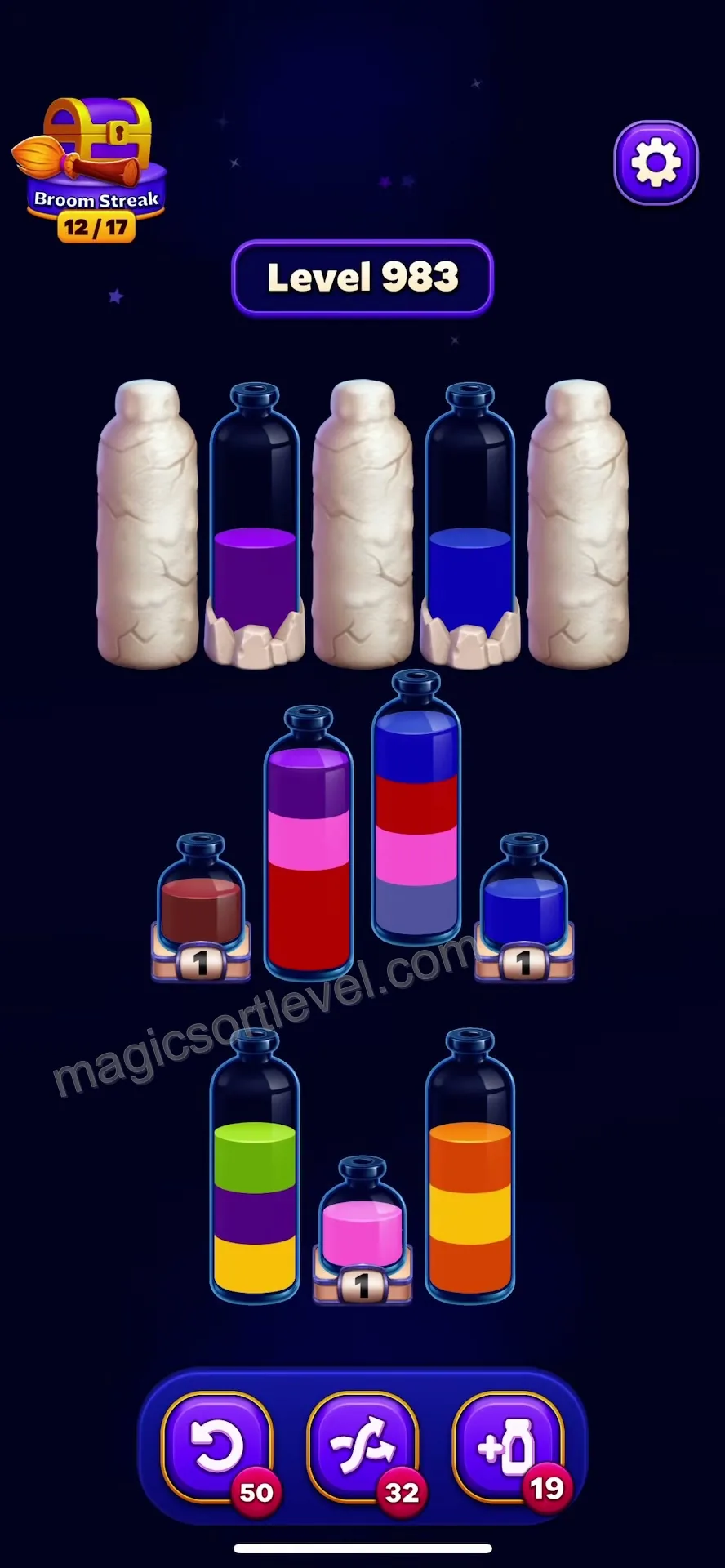 Unseal and Organize Top Layer