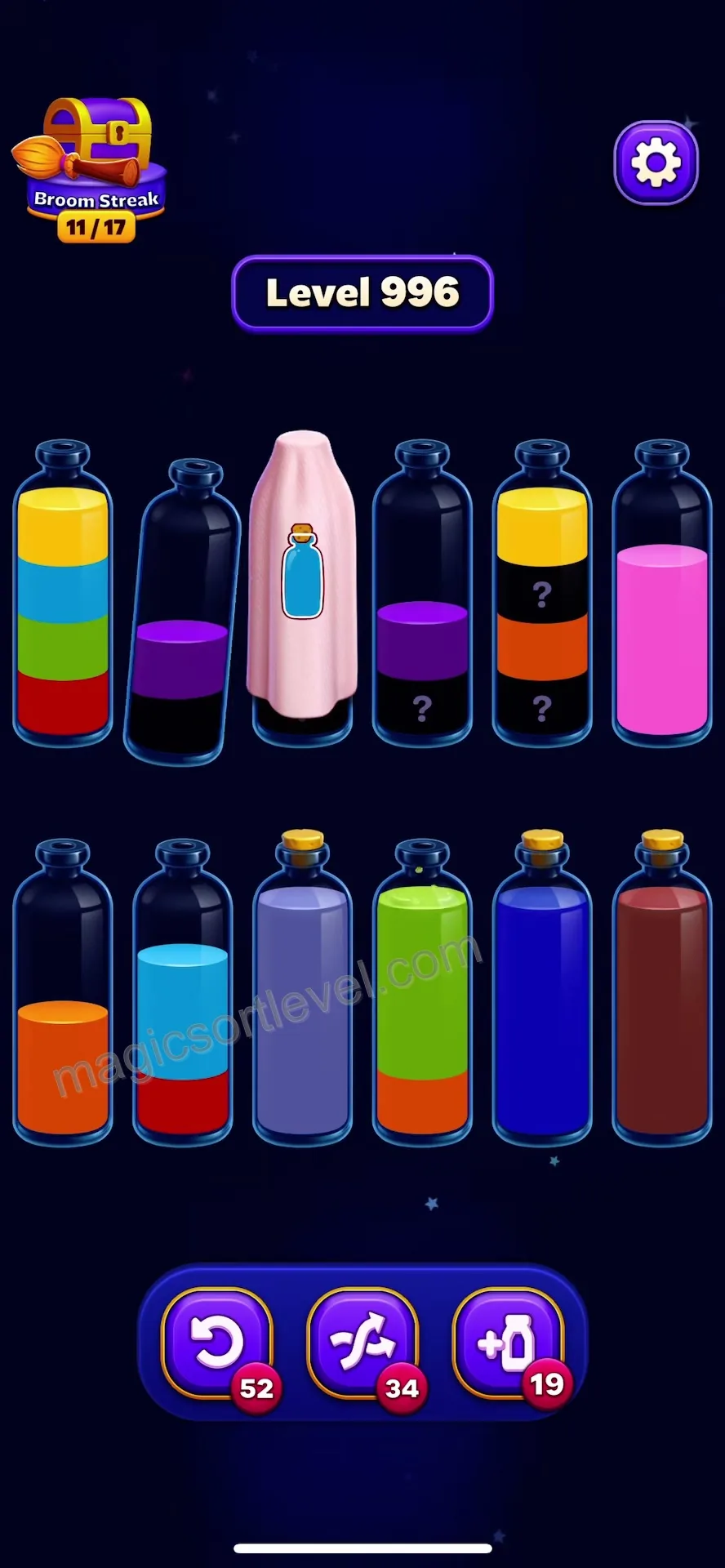 Manage Covered Mystery Bottles