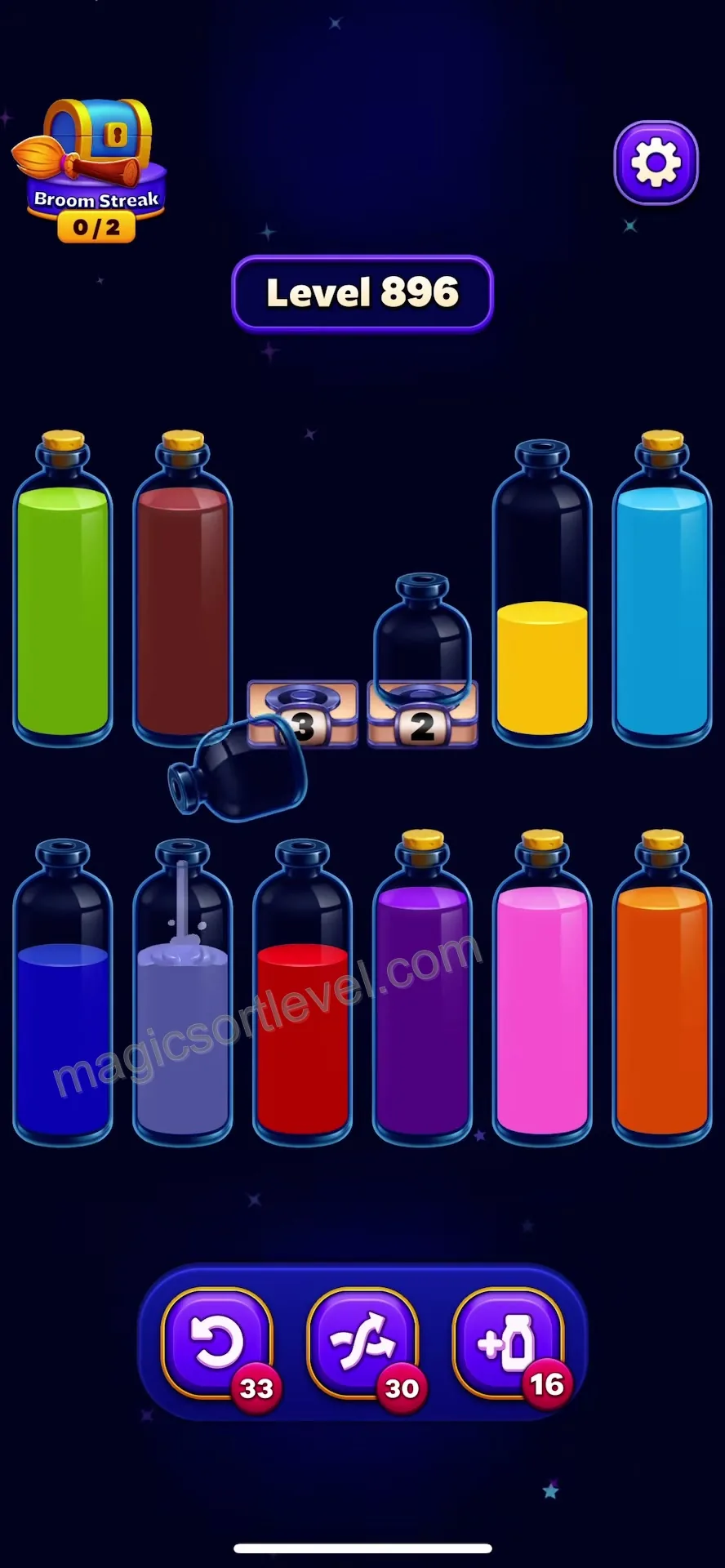 Final Color Sorting and Clearing