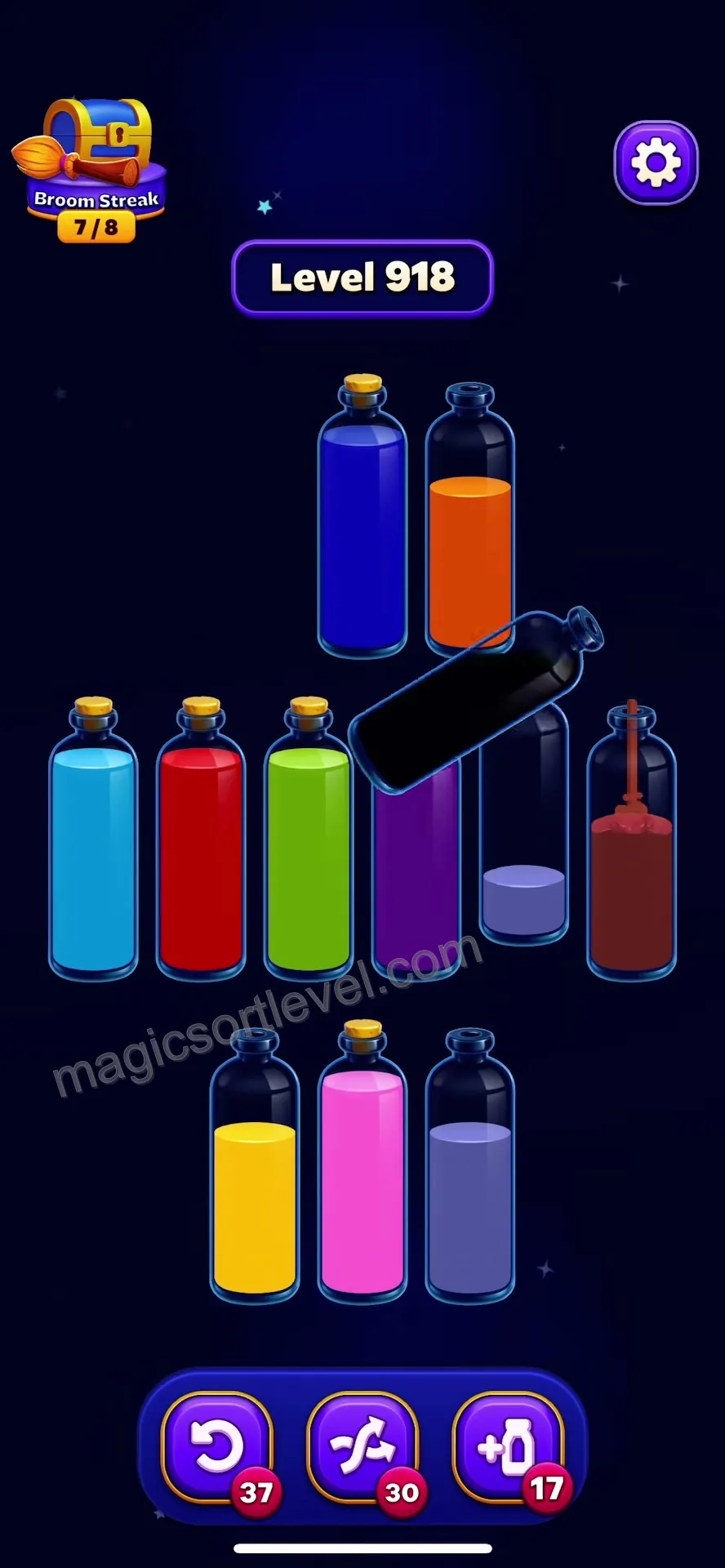 Clearing Final Color Segments