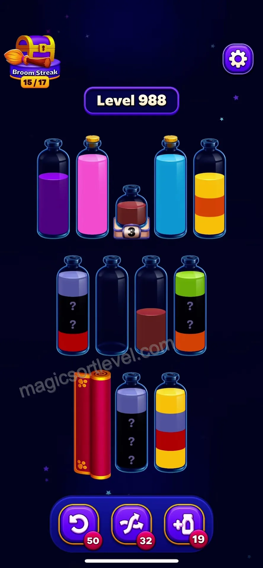 Navigate Mystery Tubes