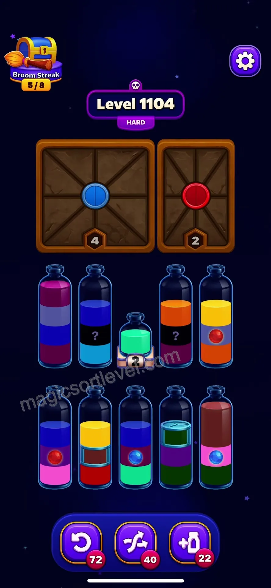 Clear Obstacles and Free Empty Vials