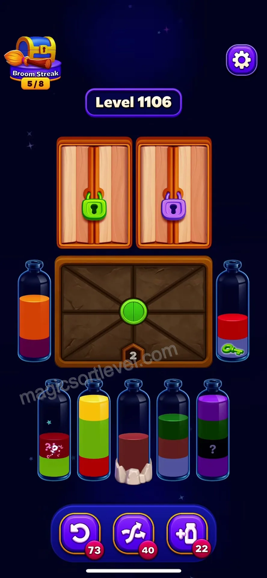 Use Initial Empty Tube to Free Locks