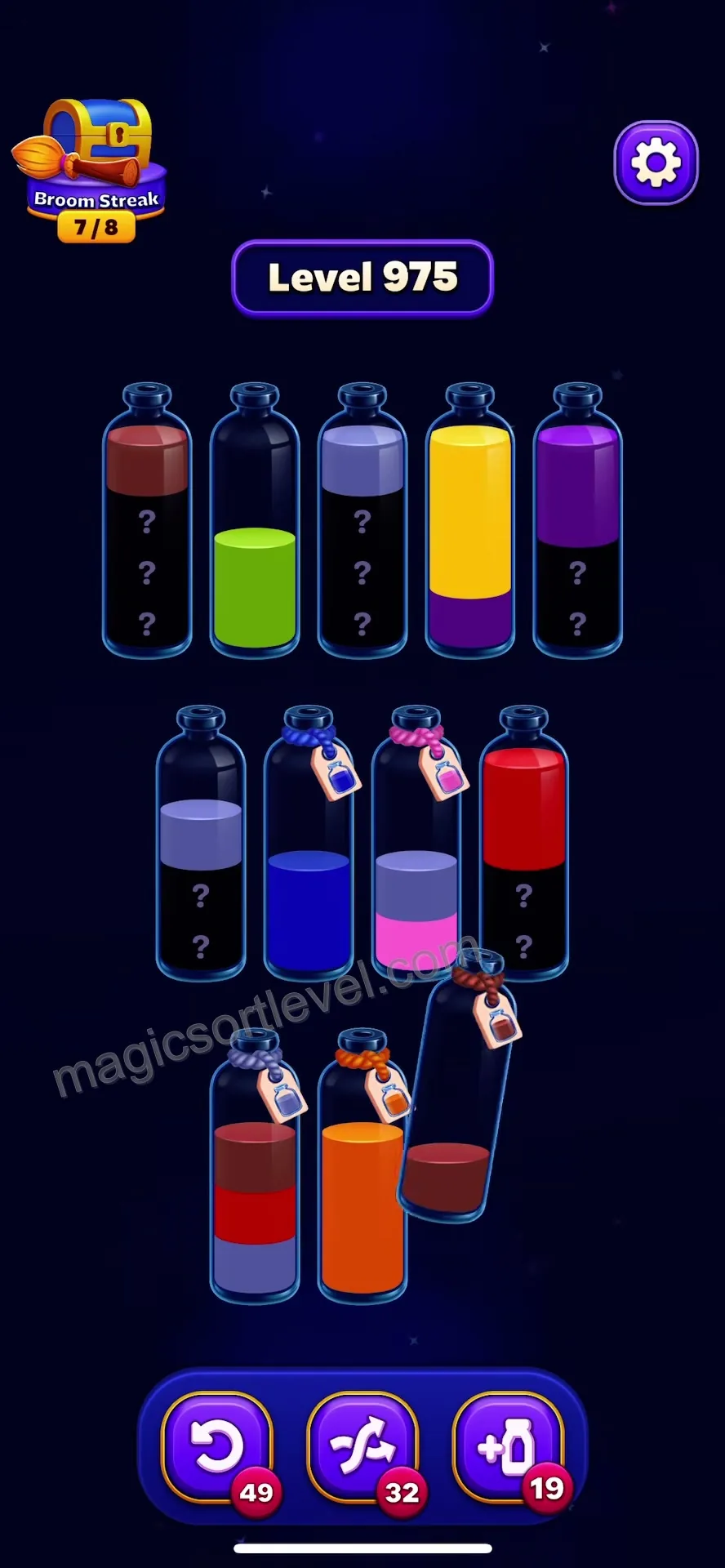 Manage Sealed Bottles