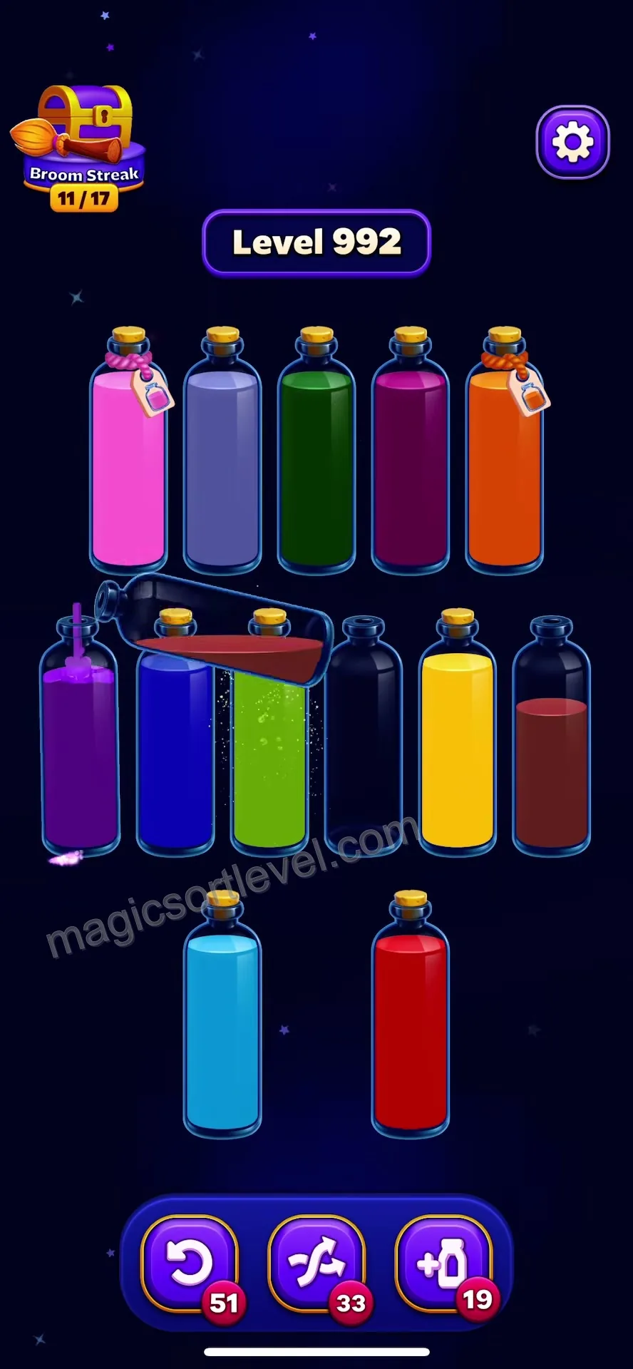 Final Color Sorting and Cleanup