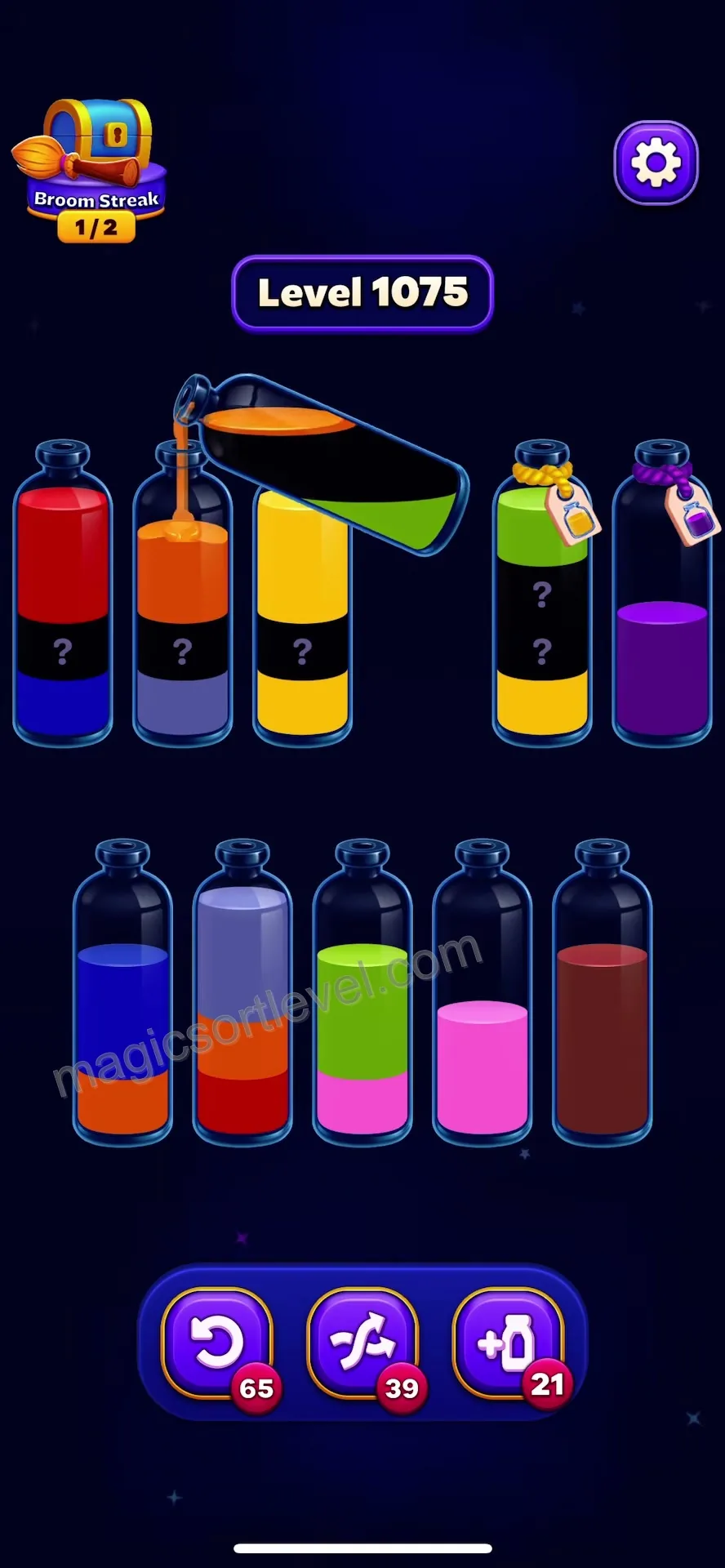 Manage Mystery Vials