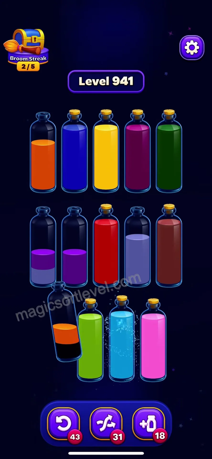 Consolidate Final Colors and Empty Containers