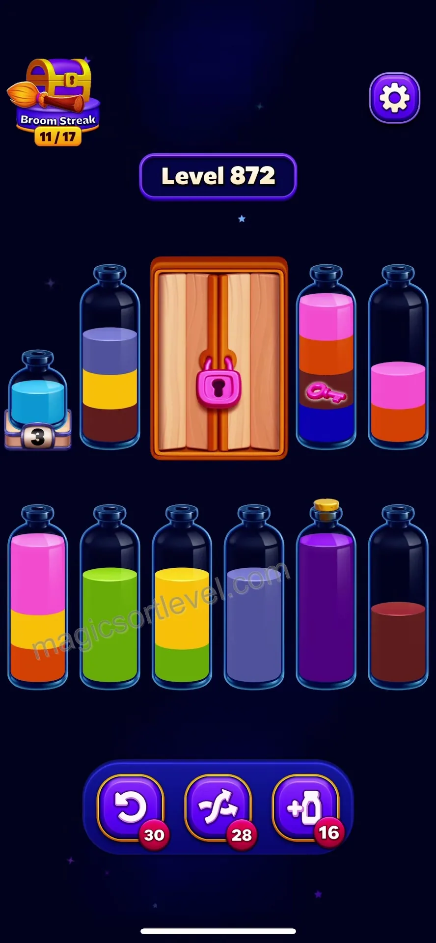 Manage Locked Chambers and Colors