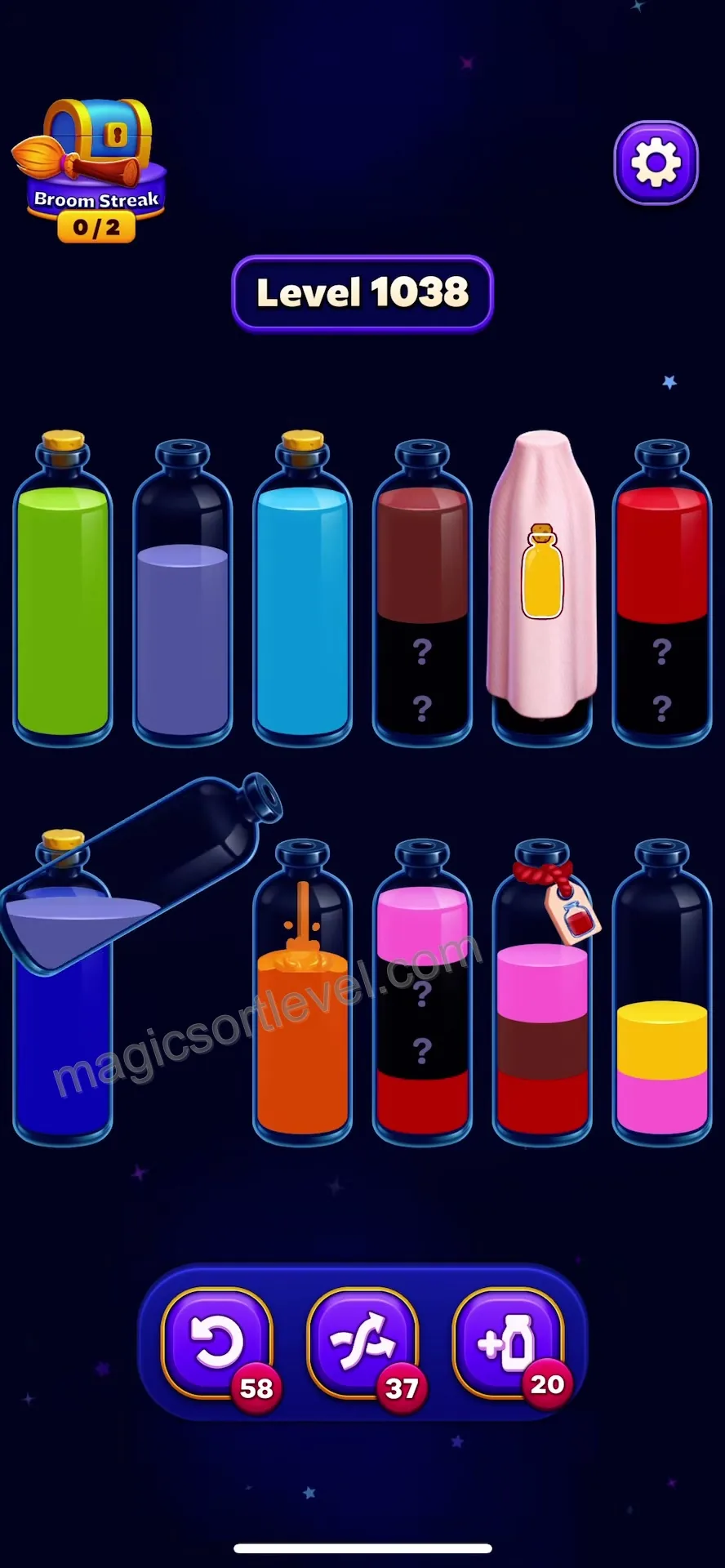 Manage mixed and locked bottles